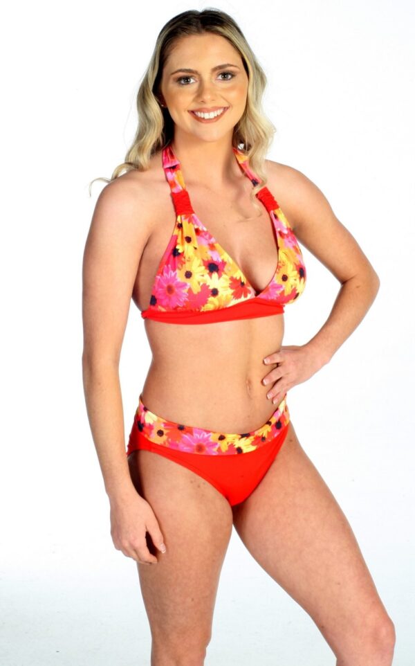 pool party printed banded bikini